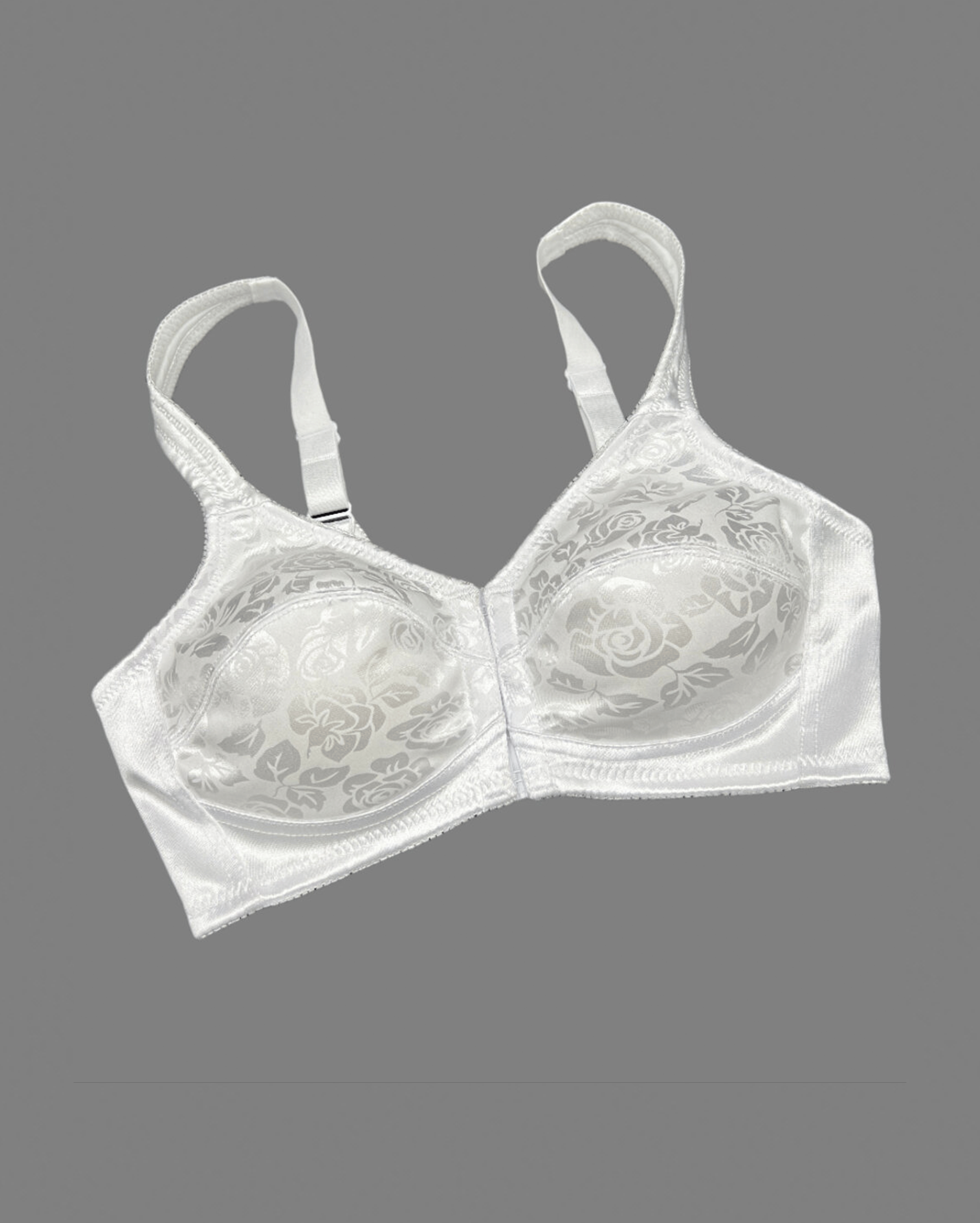 Losha Front-Opening Minimizer Bra – White