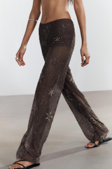 Devora™ | Sequin festival pants 