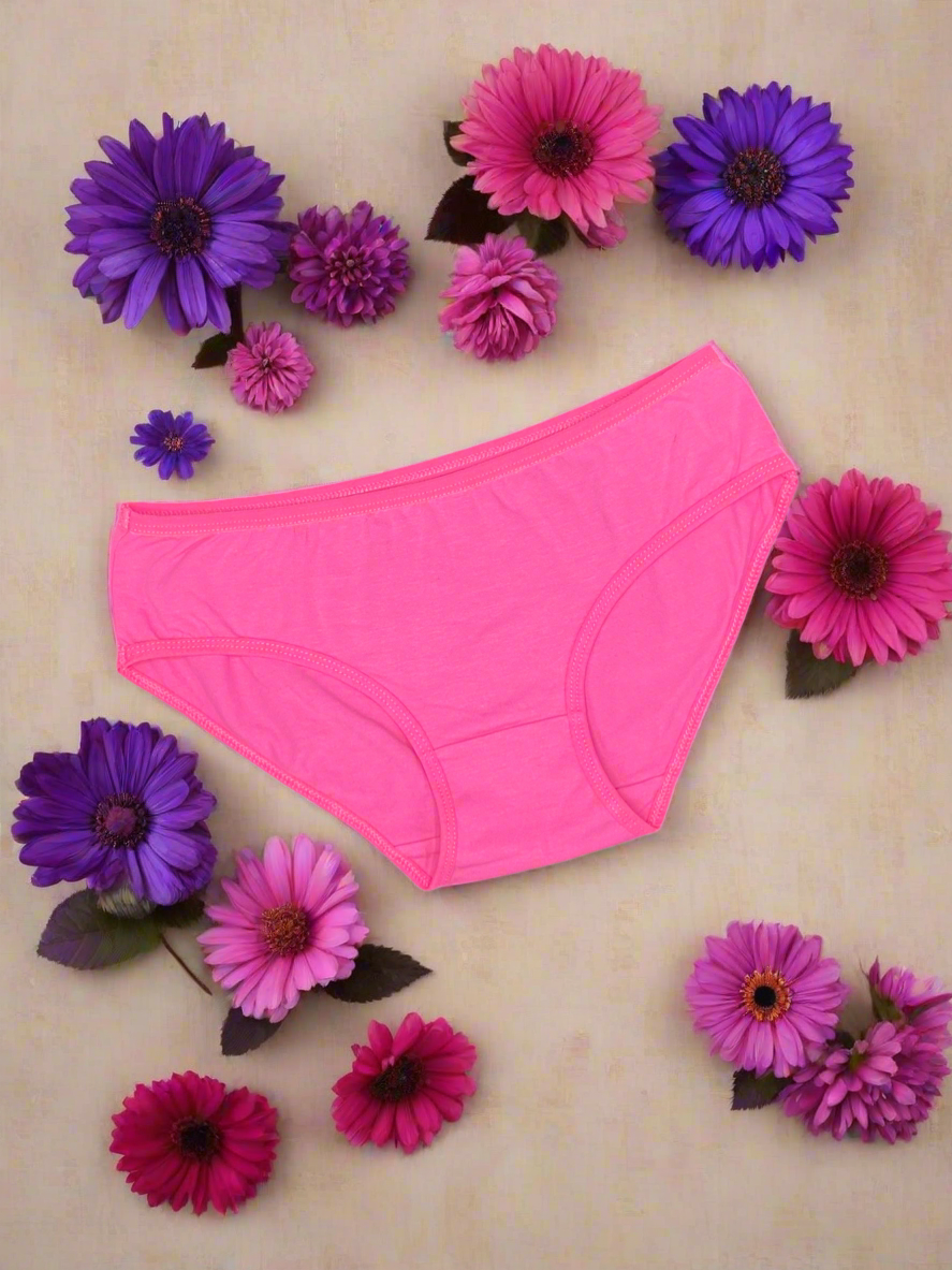 LOSHA SUPER COMFORTABLE COTTON PANTIES - VIRTUAL PINK