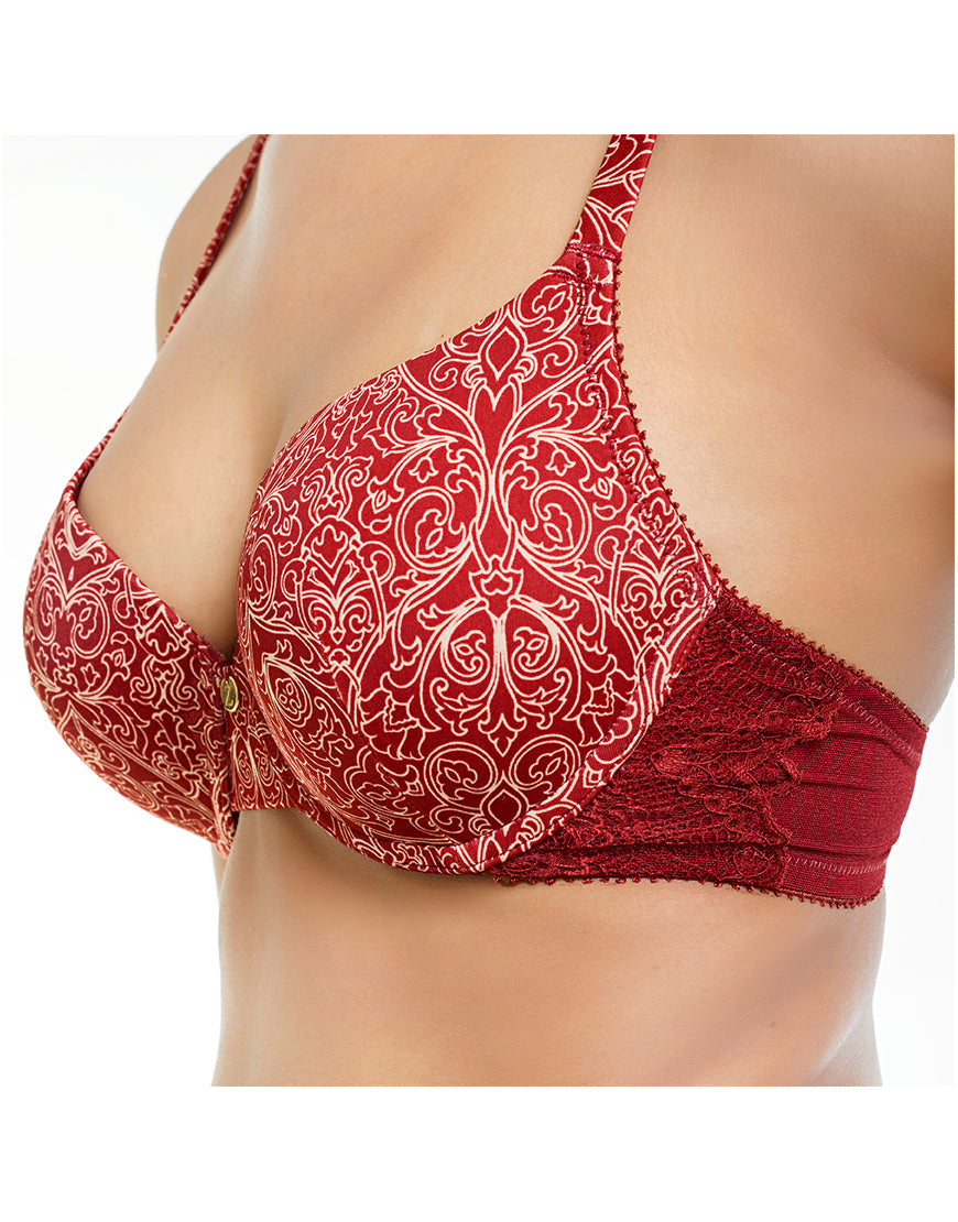 ZEN Series Level 2 Push-up Bra with Underwire – Merlot
