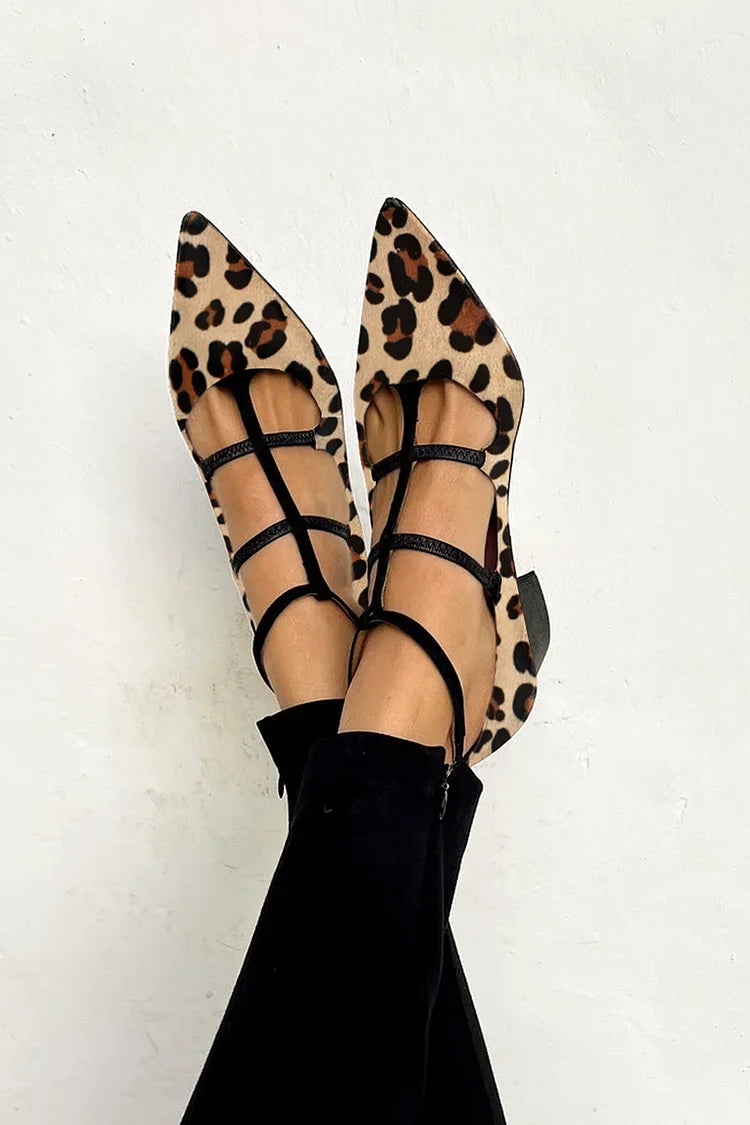Serenya™ | Luxurious animal print ballerinas