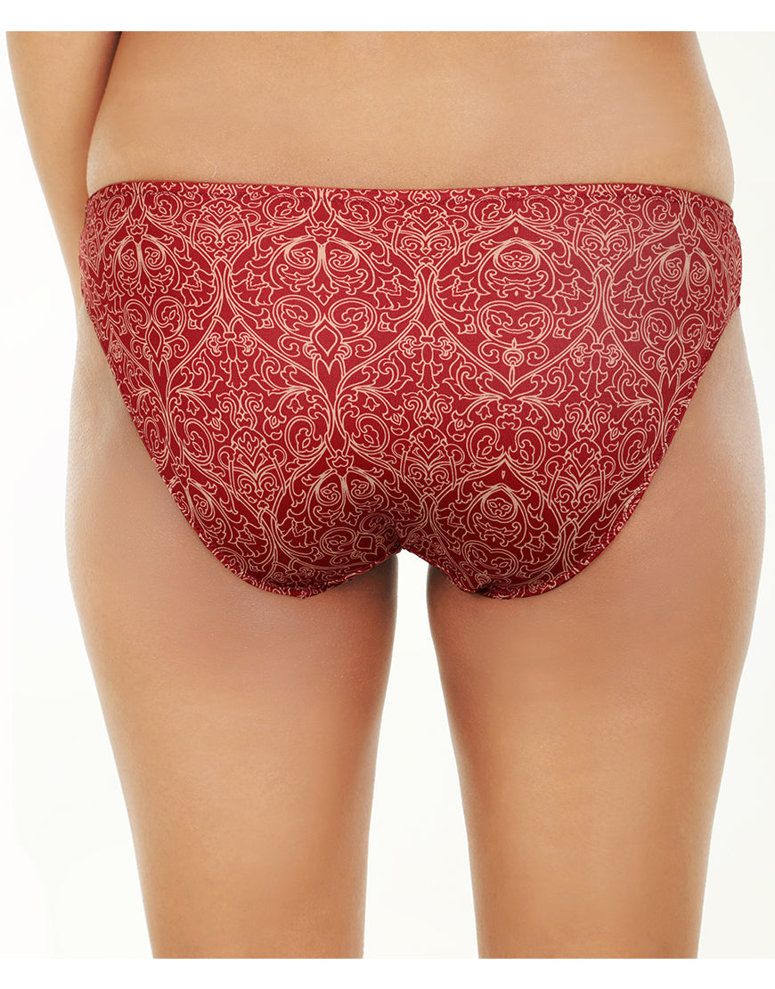 ZEN SERIES BIKINI BRIEFS - MERLOT