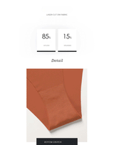 Losha Low Waist Laser-Cut Briefs with Pretty Side Decoration Design - ROST