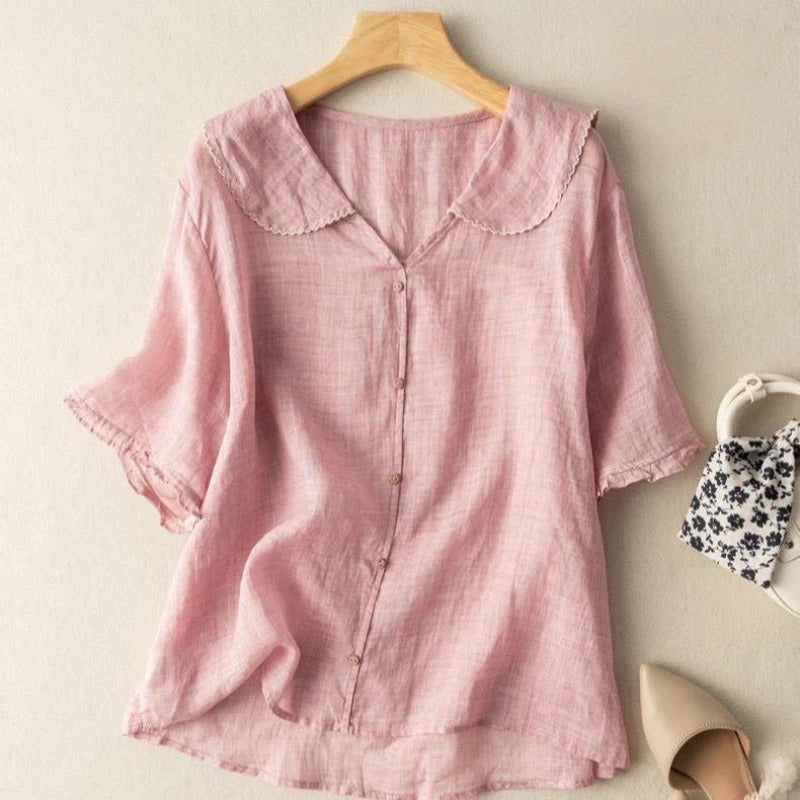 Nivara™ | Casual linen blouse