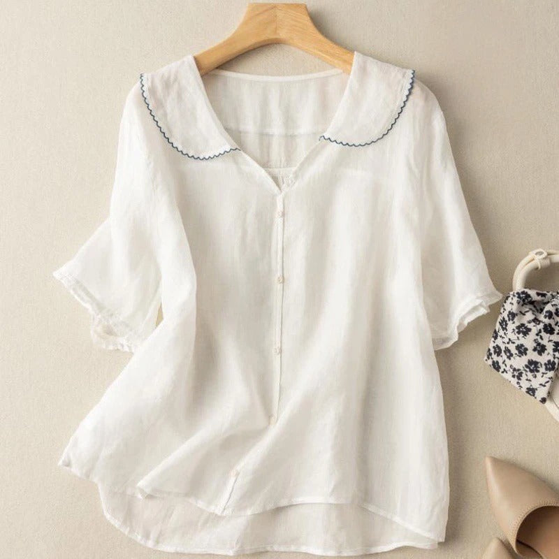 Nivara™ | Casual linen blouse