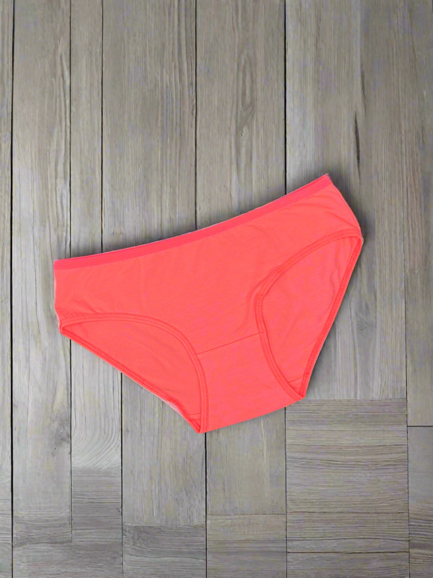 LOSHA SUPER COMFORTABLE COTTON PANTIES - CORAL