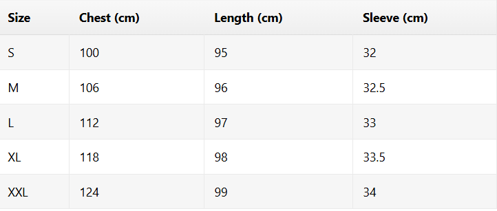Size chart for Selena | V-Neck Soft Dress 