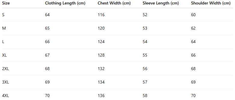 Size chart for Alvaya™ | Luxurious Modern Sweater