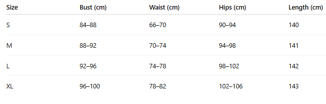 Size chart for Sold out