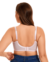 Quattro Plus Support Full-Coverage Underwire Bra with Side Shaping Panels – Quartz Pink