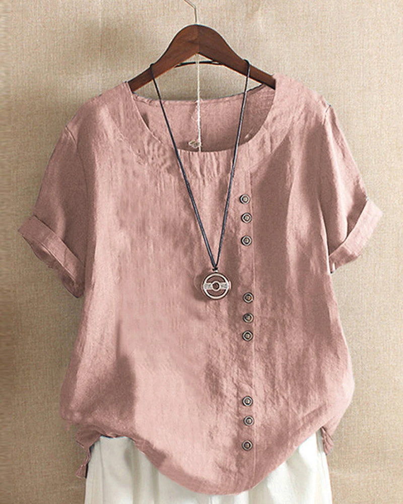 Noelle™ | Casual Simple Blouse