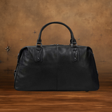 Zion™ | Black Leather Travel Bag