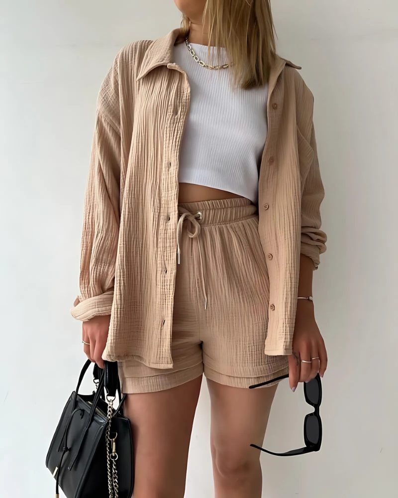 Elowen™ | Structured Button Co-Ord Set