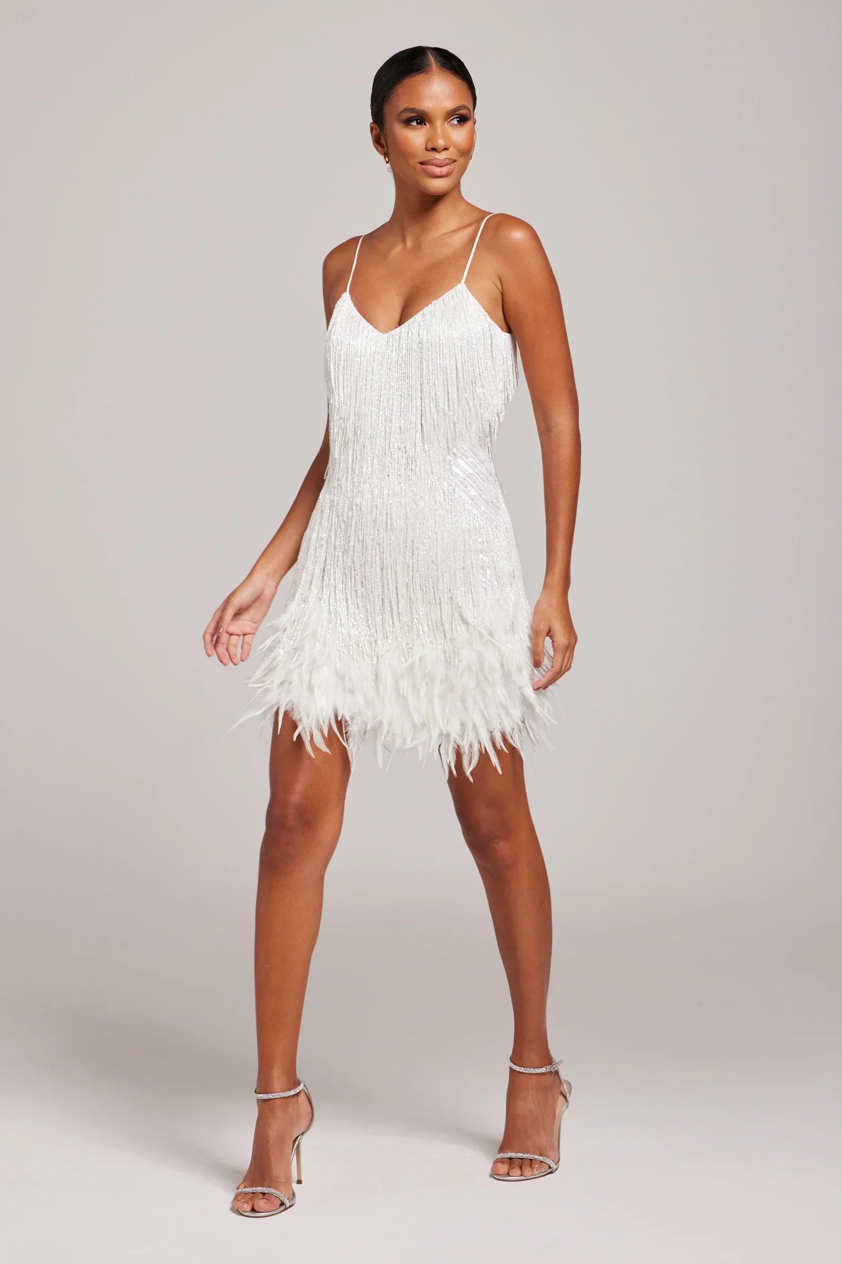 Sorvaya™ | Glamorous Feather Dress