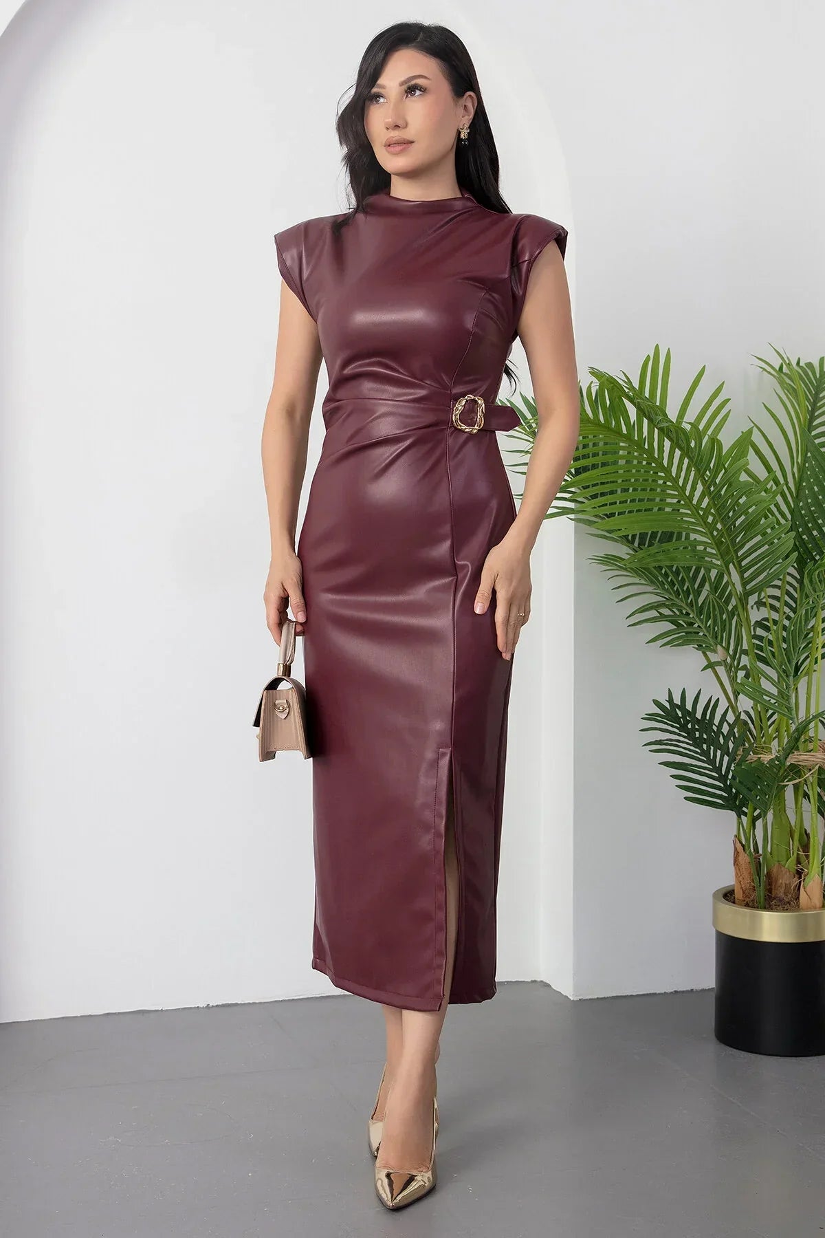 Leona | Classic Belted Dress