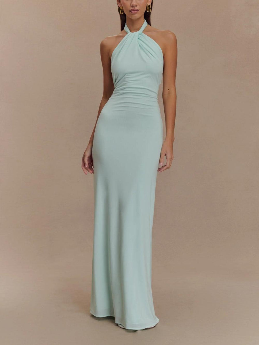 Jianna™ | Elegant halter neck dress