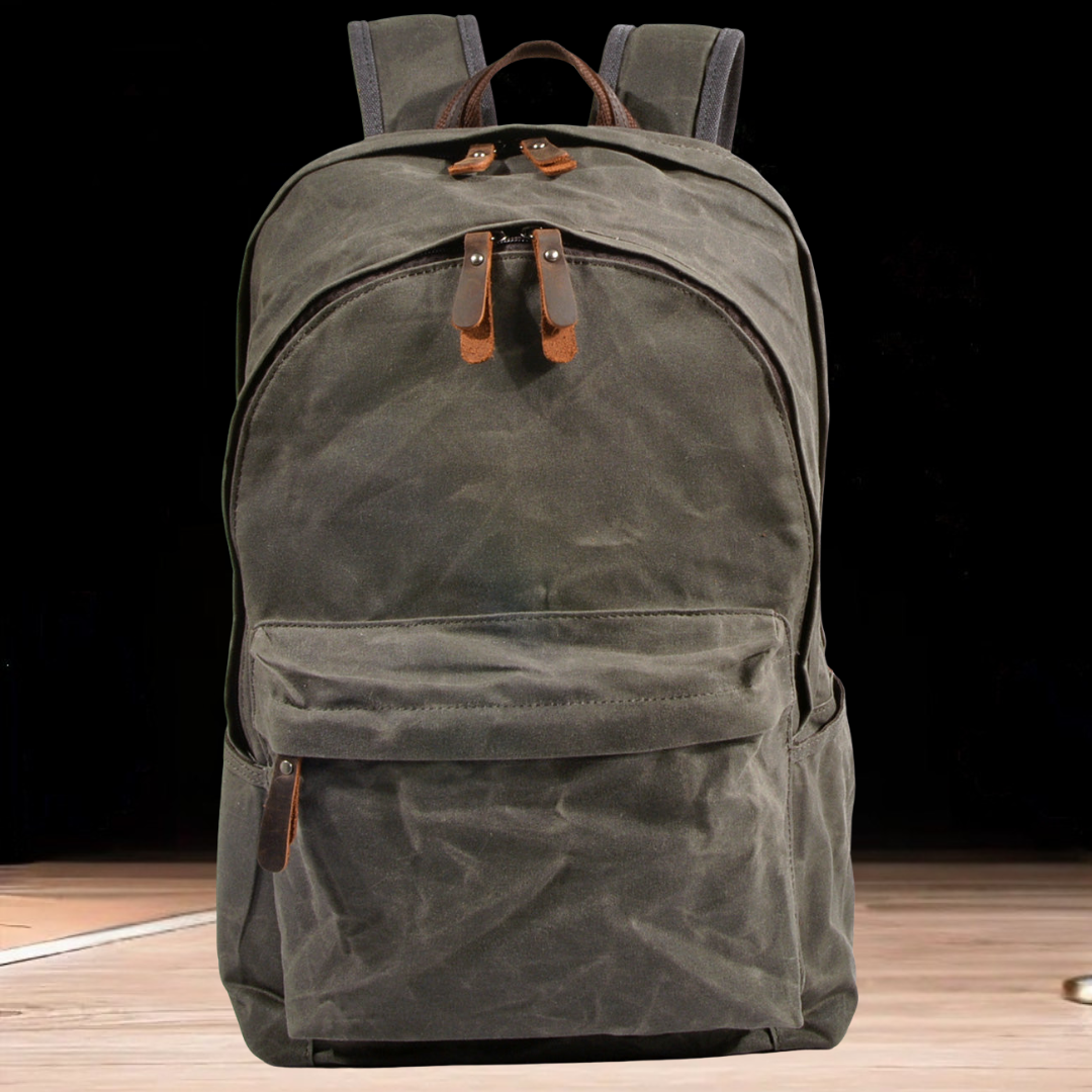 Corbinian™ | Light brown leather backpack