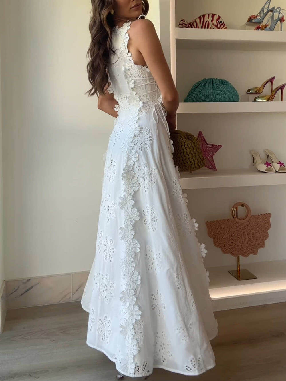 Greta™ | Elegant dress with cut-outs
