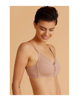 LOSHA True Curve Wireless Minimizer Bra – Nude