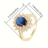 Vionne | Sapphire Gold Ring