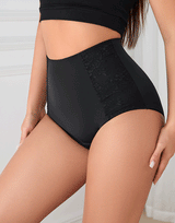 Losha Hohe Taillenform bietet vollständige Bedeckung und Unterstützung für Bauch und Hüften - Schwarz
