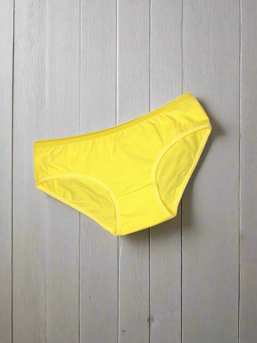 LOSHA SUPER COMFORTABLE COTTON PANTIES - YELLOW