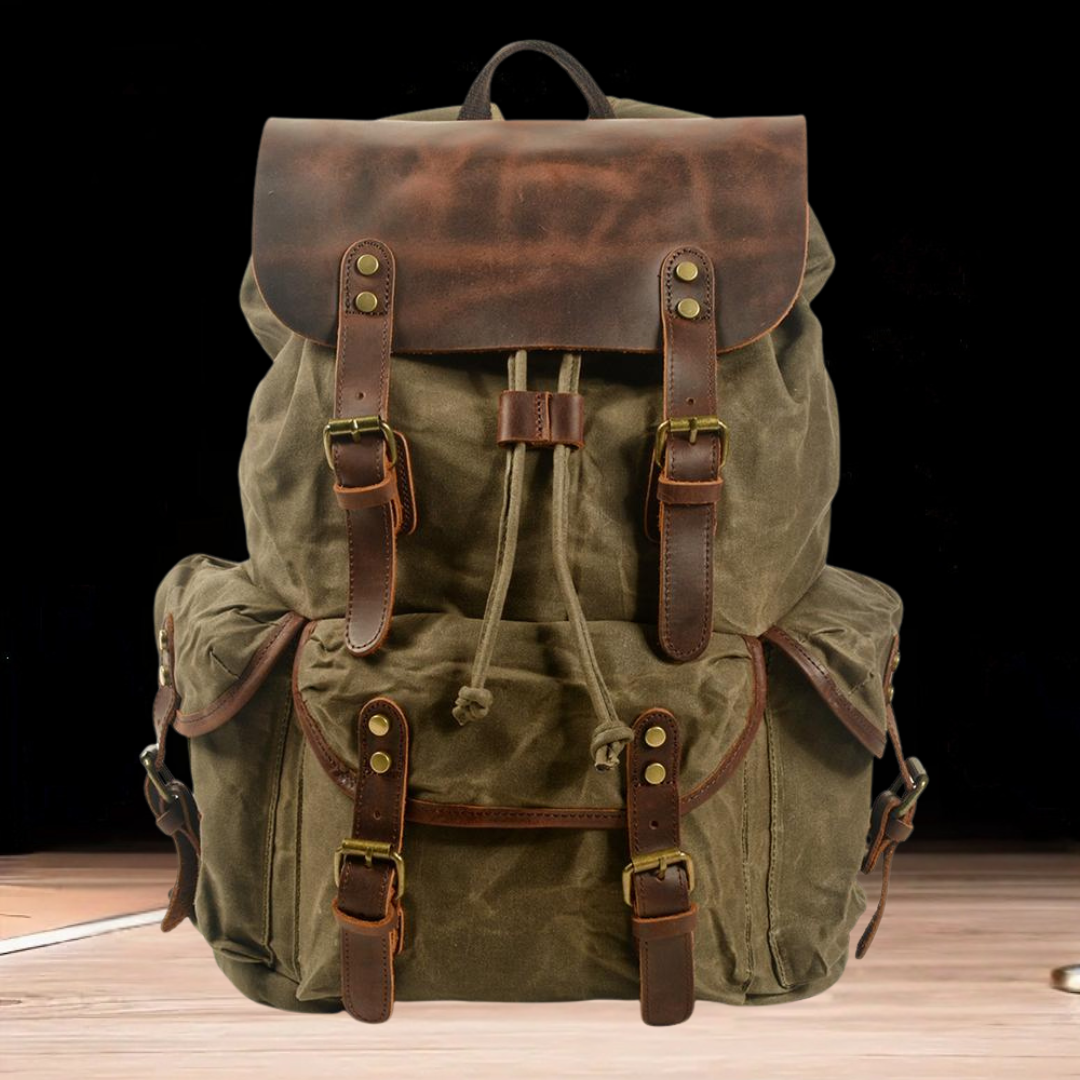 Ridge™ | Canvas-Leather Backpack