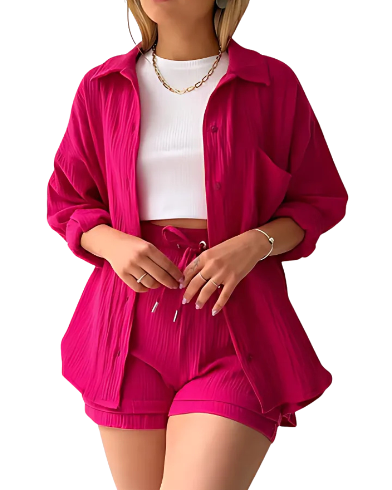 Elowen™ | Structured Button Co-Ord Set