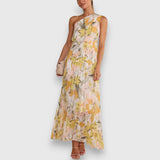 Danika™ | Charmantes Florales Maxikleid