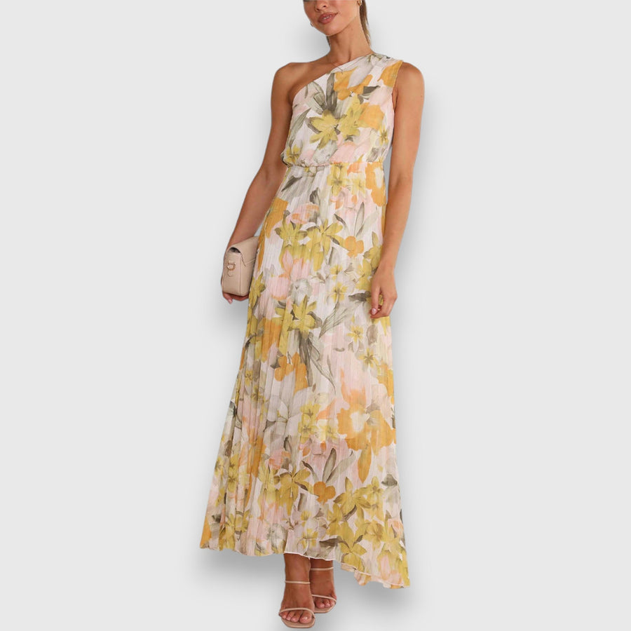 Danika™ | Charmantes Florales Maxikleid