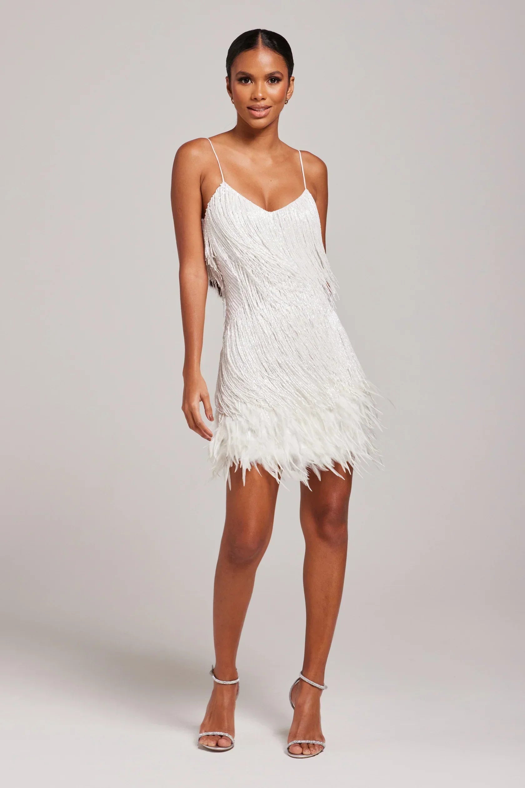 Sorvaya™ | Glamorous Feather Dress
