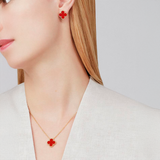 Novyelle™ | Elegantes Dreifach-Kleeblatt Rot