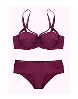 CAGE CUP PUSH UP BRA SET 