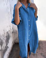 Tasoula™ | Coastal Shirt Dress