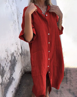 Tasoula™ | Coastal Shirt Dress