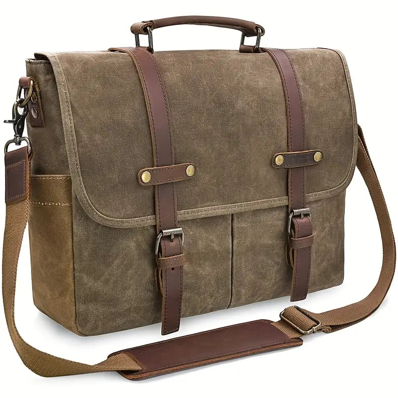 Lysander™ | Herren-Schwarzer-Leder-Rucksack