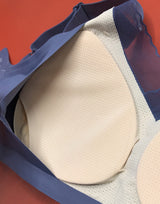 LOSHA Laser-Cut Super Soft Wide Strap Bra – Grey