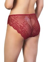 LUSH LACE BIKINI BRIEF - MAUVE