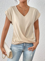 Velani™ | Chic front knot top