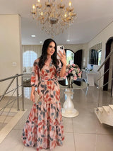 Elodie™ | Kleid Mit Gestreifter Eleganz