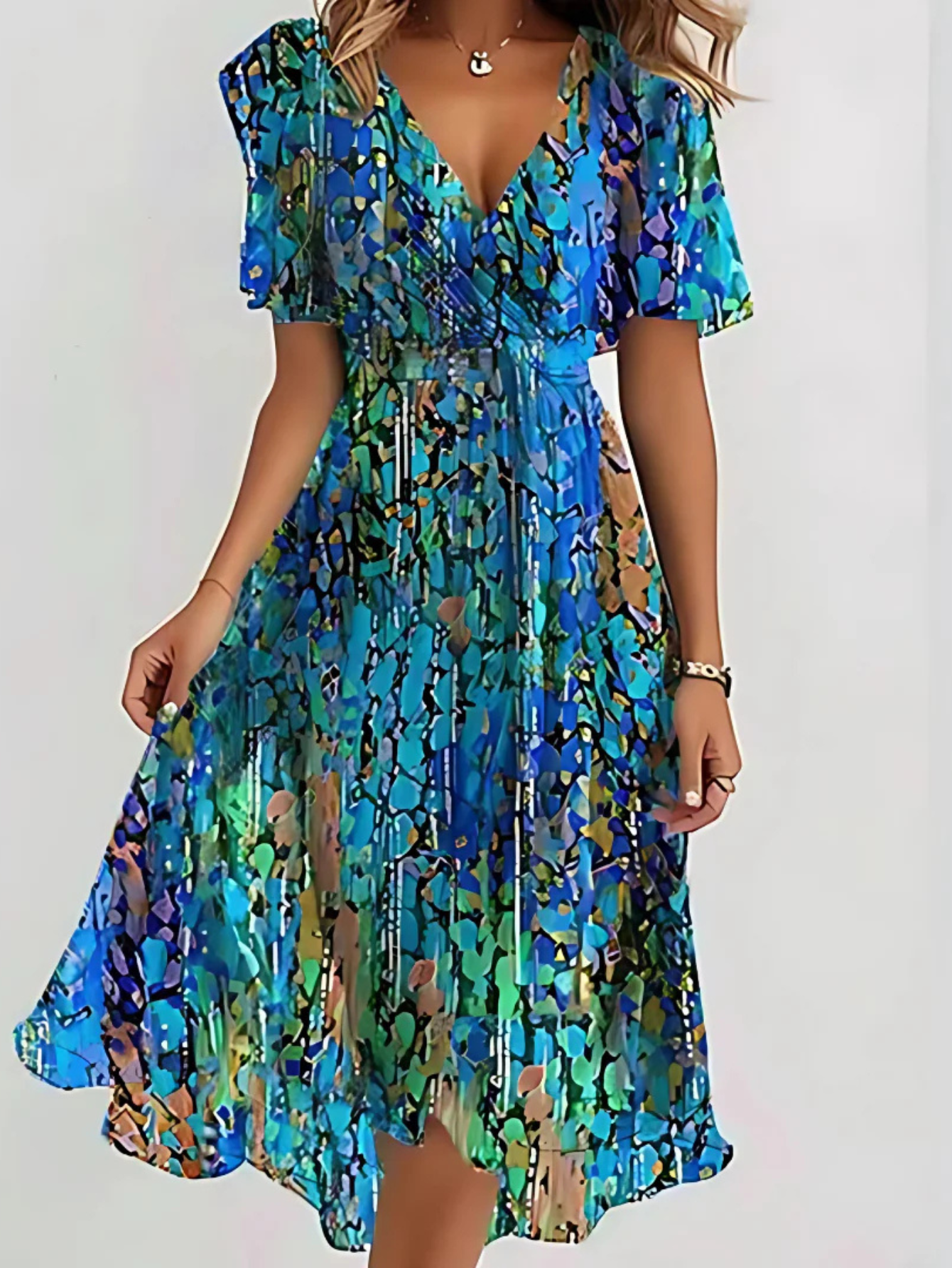 Elsinya™ | Bohemian Style Gradient Dress