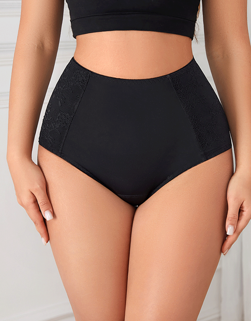 Losha High Waist Shapewear offers full coverage and support for tummy and hips - Black