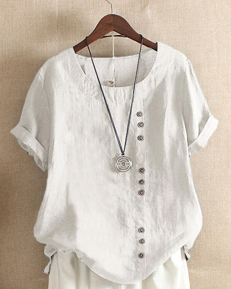 Noelle™ | Casual Simple Blouse