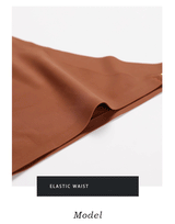 Losha Low Waist Laser-Cut Stylish Briefs - Brown