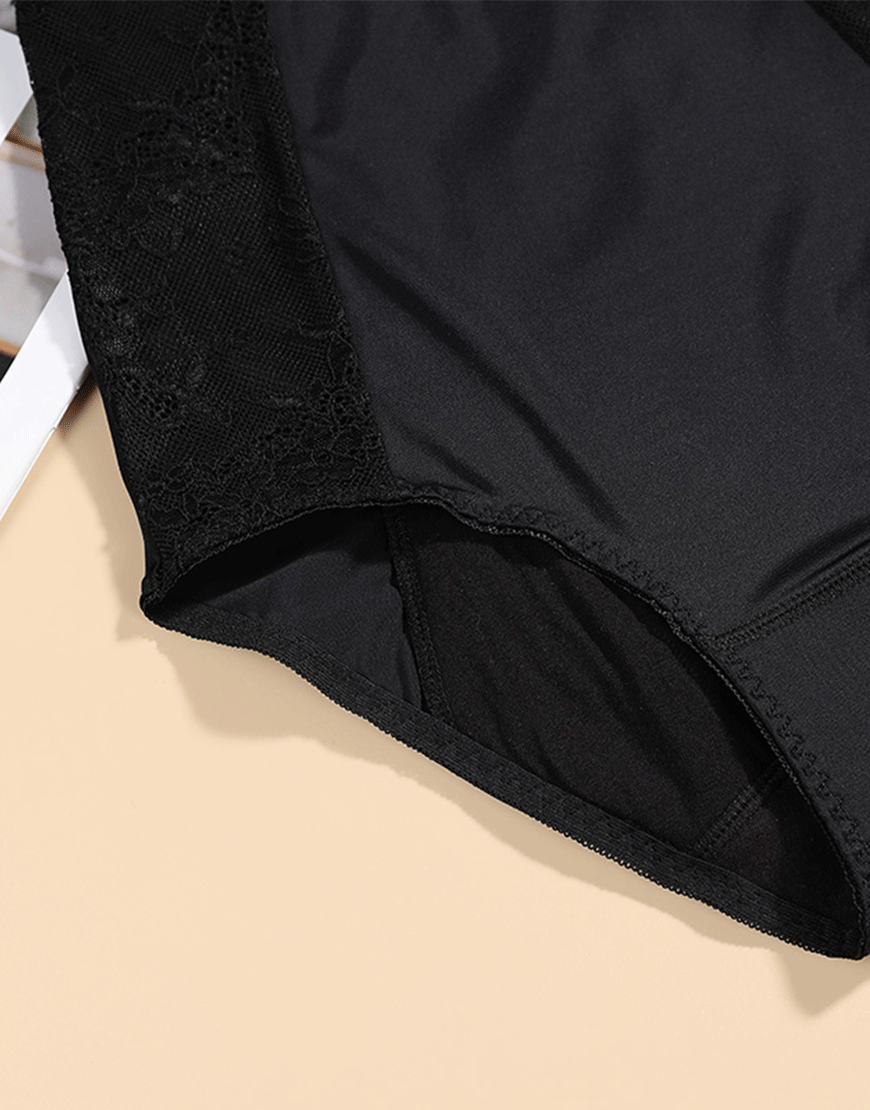 Losha High Waist Shapewear offers full coverage and support for tummy and hips - Black