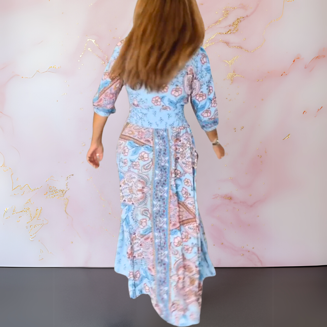 Vaida™ | Elegantes Sommerkleid mit V-Ausschnitt