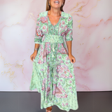 Vaida™ | Elegant V-neck summer dress