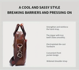 Large Leather Men's Luggage Bag | Lynx