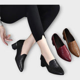 Seliora™ | Embossed Pattern Heels 