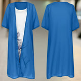 Nova™ | Elegant Dress &amp; Cardigan Set